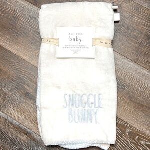 HOME - Rae Dunn - ‘Snuggle Bunny‘ 30” x 40” soft plush baby blanket. NWT